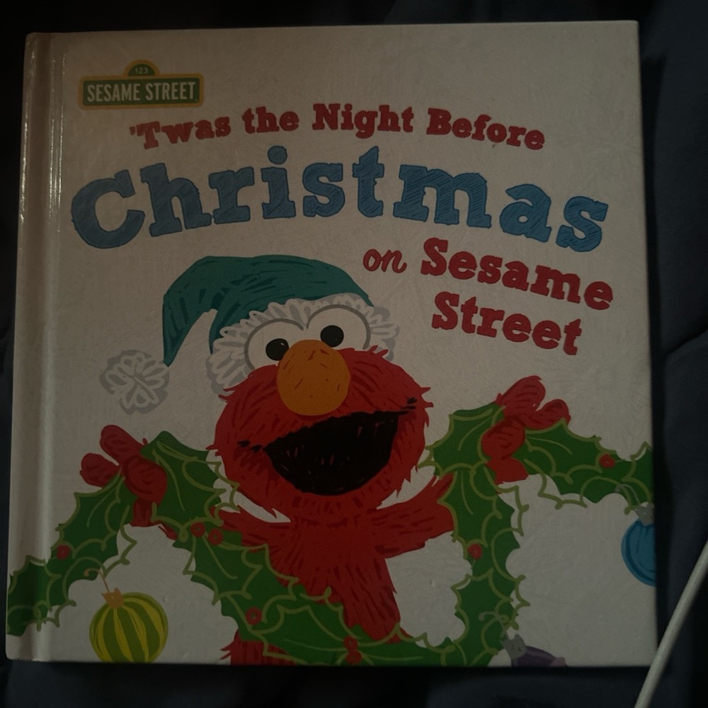 Sesame Street Elmo Red and Green Holiday Storybook